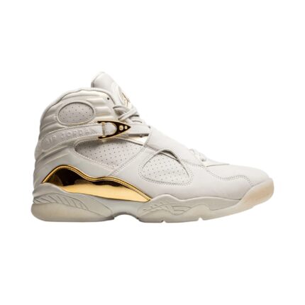 Air Jordan 8 Retro Champagne Trophy white sneaker
