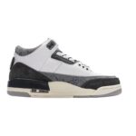 KAWS x Air Jordan 3 AJ3 white tumbled leather with elephant print and reflective 3M details