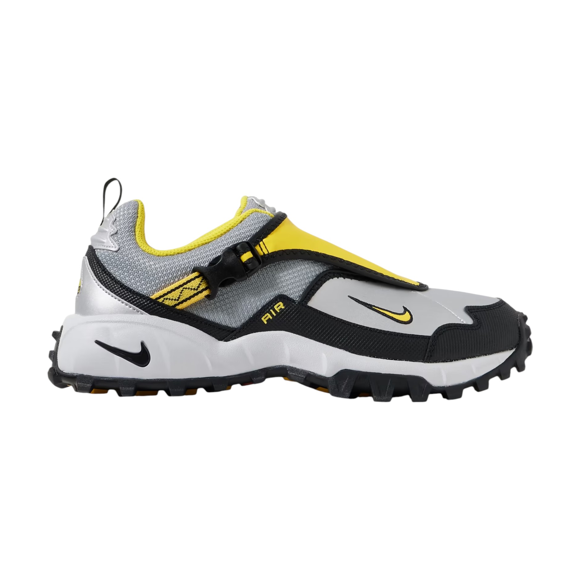 53 Nike ACG Phassad sneakers with tent-flap buckle overlay and mesh panels