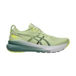 sics Gel-Kayano 31 running shoes with adaptive stability and FF Blast Plus Eco cushioning in a balanced stride design