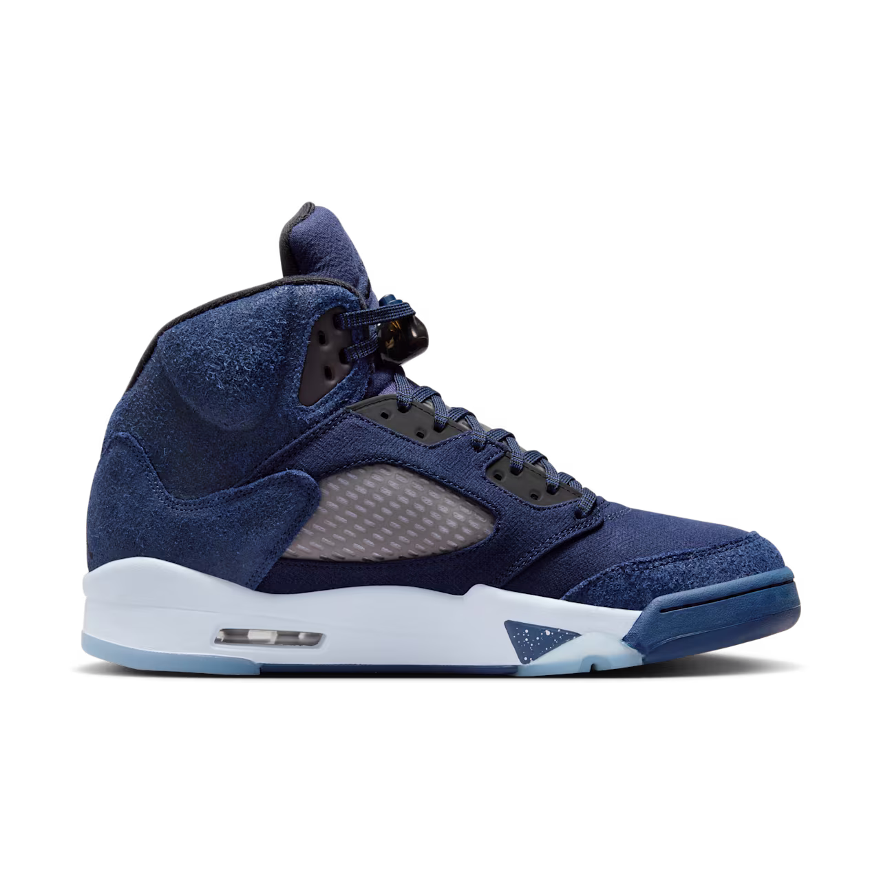 air-jordan-5-navy-fd6812-400-release-date (4) Air Jordan 5 Navy premium suede and canvas in Midnight Navy and Football Grey